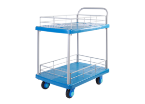Double-Layer Plastic Hand Trolley-PLA150-T2-HL2