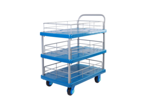 Triple-Layer Plastic Hand Trolley-PLA150-T3-HL3