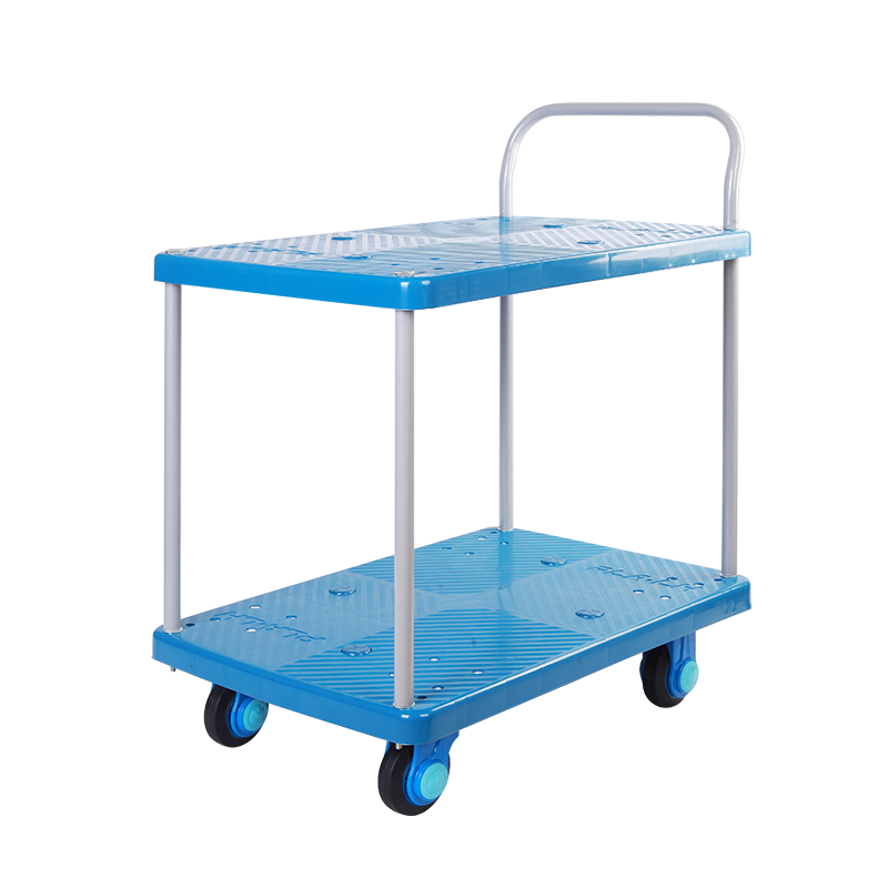 Double-Layer Plastic Hand Trolley-PLA150-T2