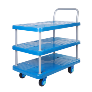 Triple-Layer Plastic Hand Trolley-PLA300-T3