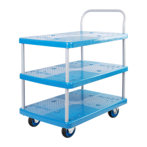 Triple-Layer Plastic Hand Trolley-PLA150Y-T3