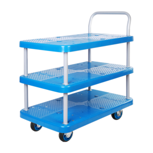 Triple-Layer Plastic Hand Trolley-PLA200Y-T3