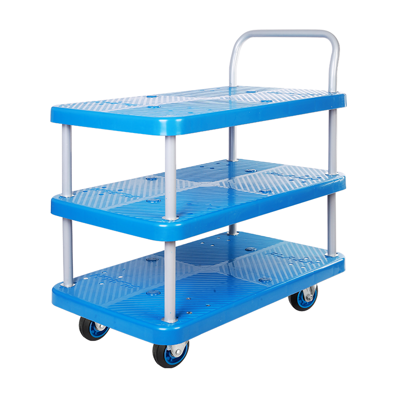 Triple-Layer Plastic Hand Trolley-PLA200Y-T3