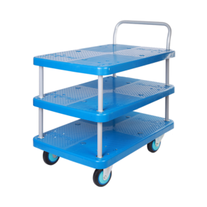 Triple-Layer Plastic Hand Trolley-PLA300Y-T3