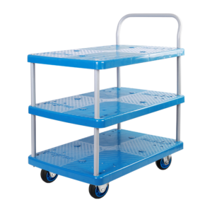 Triple-Layer Plastic Hand Trolley-US150R-T3