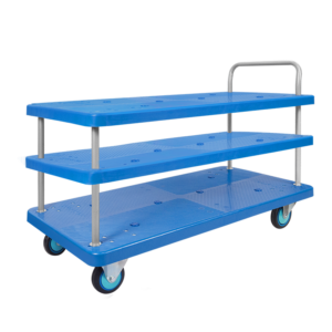 Triple-Layer Plastic Hand Trolley-PLA400Y-T3