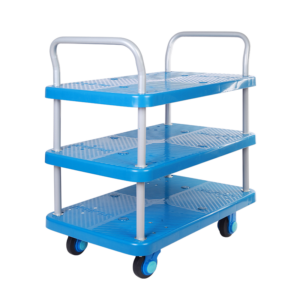 Triple-Layer Plastic Hand Trolley-PLA200-T3-D