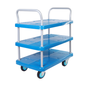 Triple-Layer Plastic Hand Trolley-PLA250Y-T3-D