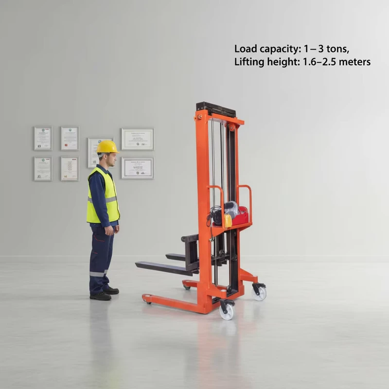 1-3T Manual Stacker Durable Steel Lifting Tool for Industrial Use