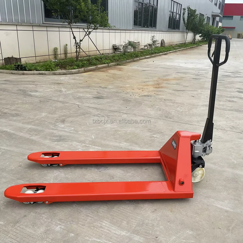 1-5 Ton Manual Pallet Jack Truck Hand Hydraulic Forklift CE Certified for Construction and Logistics