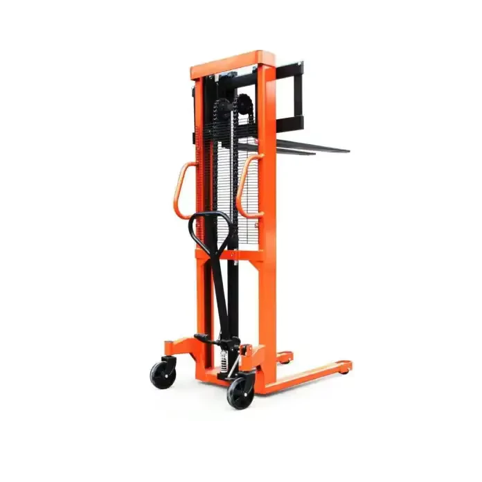 1 Ton Hydraulic Hand Stacker Manual Forklift Manual Stacker Forklift