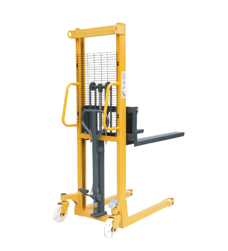1-Ton Manual Hydraulic Forklift WG-1T 85mm Fork Height for Indoor Outdoor Loading Unloading Foot Pallet Truck