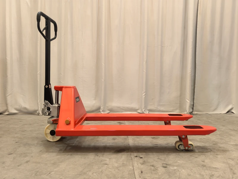 1.5 2ton Hydraulic Jack Pallet Truck Adjustable Fork 550x1150mm High Lift 200mm Steel Frame Hand Actuated Lift Drive DB Series