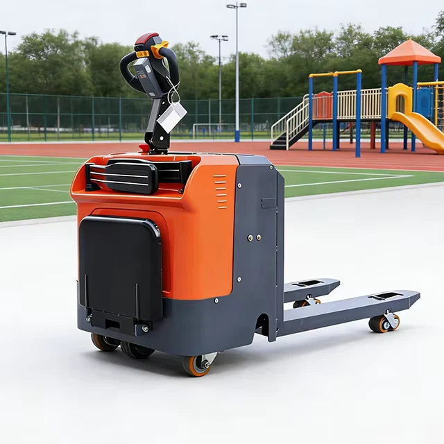 1.5 Ton Heavy Duty Stand Up Electric Pallet Truck for Warehouse Cargo Handling