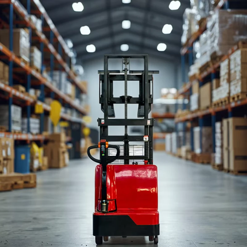 1.5 Tons Electric Pallet Stacker Light Lift Truck for Machinery Repair Shop Printing Forklift Products