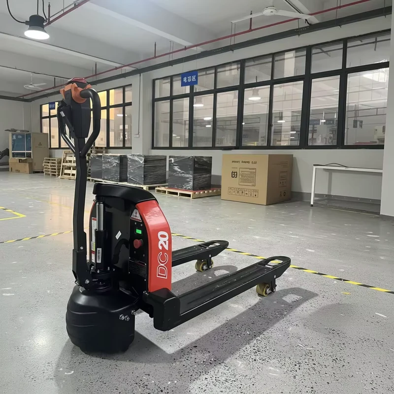 1.5T 2T Full Electric Pallet Truck with Replaceable Dual Lithium Battery 1500kg 2000kg Electric Forklift Pallet Jack