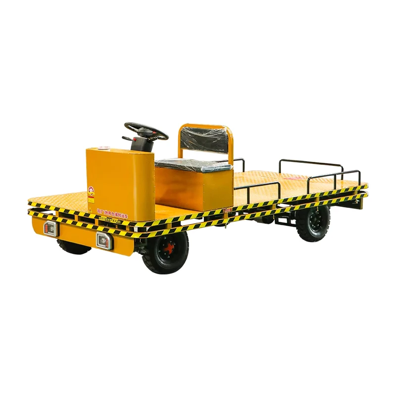 1.5T Electric Four wheeled Warehouse Delivery Truck Flat Warehouse Picking and Pulling Four wheeled Flatbed Trucks