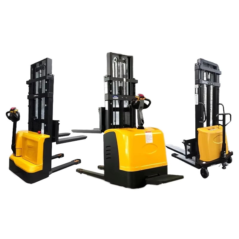 1.5Ton Electric Forklift Pallet Truck Manual Power 1.6m Hydraulic System 1100mm Fork Length 690mm Fork Width Full Station