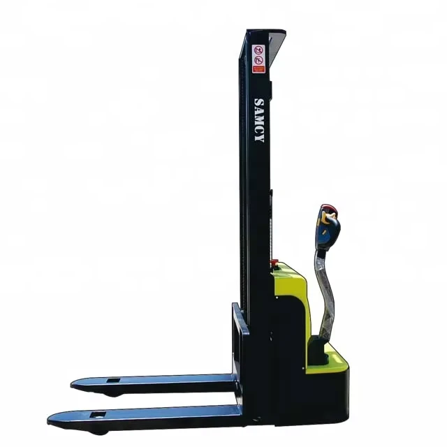 1.6-3m Lift Height Portable Stacker Forklift Hand 1000kg Self Lift Stacker