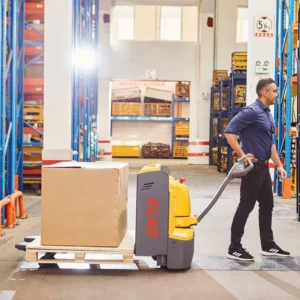 1.8T 2.2T Hydraulic Stacker Pick Warehouse Forklift Reach Truck Walkie Pallet Truck Battery AWD 1150mm Fork Length