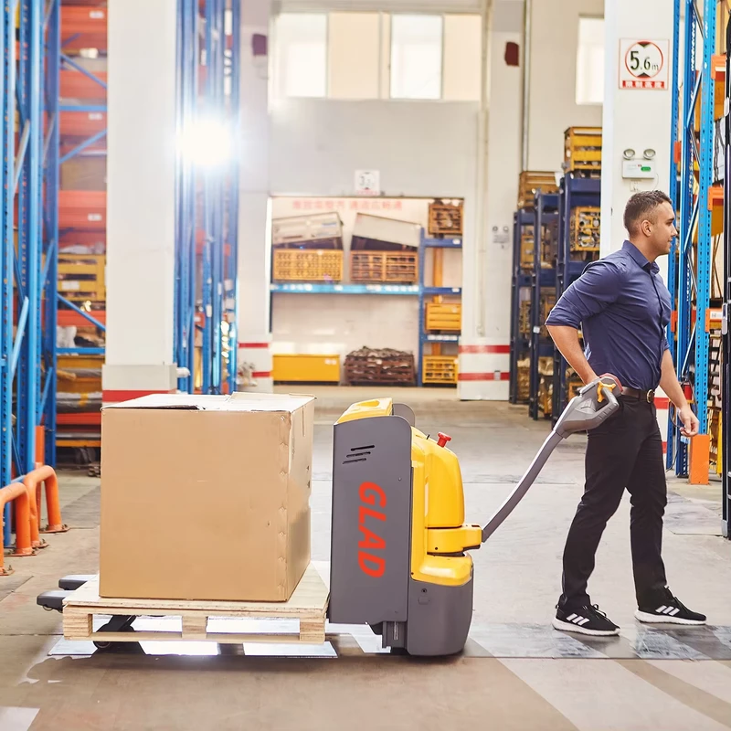 1.8T 2.2T Hydraulic Stacker Pick Warehouse Forklift Reach Truck Walkie Pallet Truck Battery AWD 1150mm Fork Length
