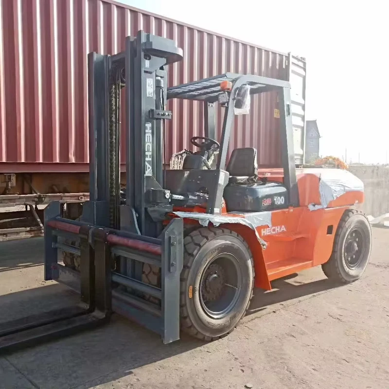 10 Ton Diesel Forklift Truck Hydraulic Transmission Counterbalance Forklift with Japanese Technology Engine