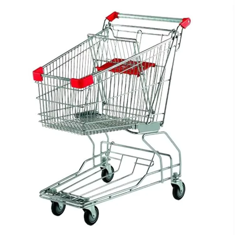 100 L 24 Gallon Durable Shopping Cart Supermarket Trolley