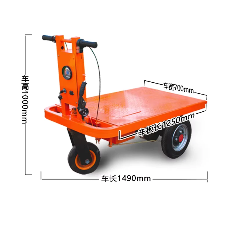 1000W Brushless Motor 48V 20Ah Battery Electric Trolley Cargo Tricycle