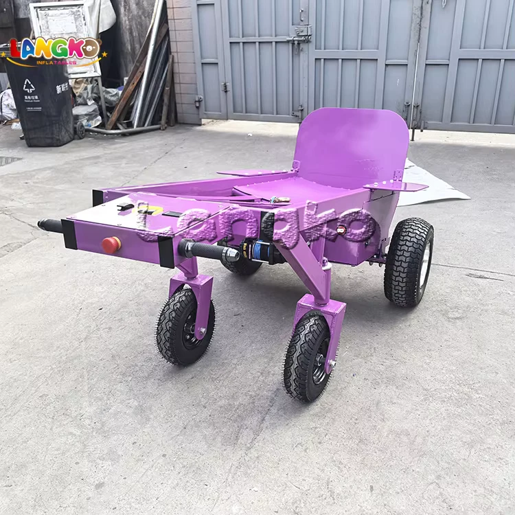 1000kg Capacity Galvanized Steel Electric Motorized Hand Truck Trolley Cart Dolly for Warehouse Bounce House Factory Transport