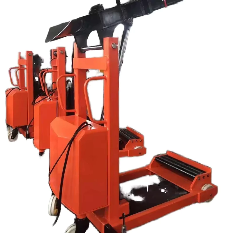 1000kg Electric Drum Pour Trolley Lifter for Coin