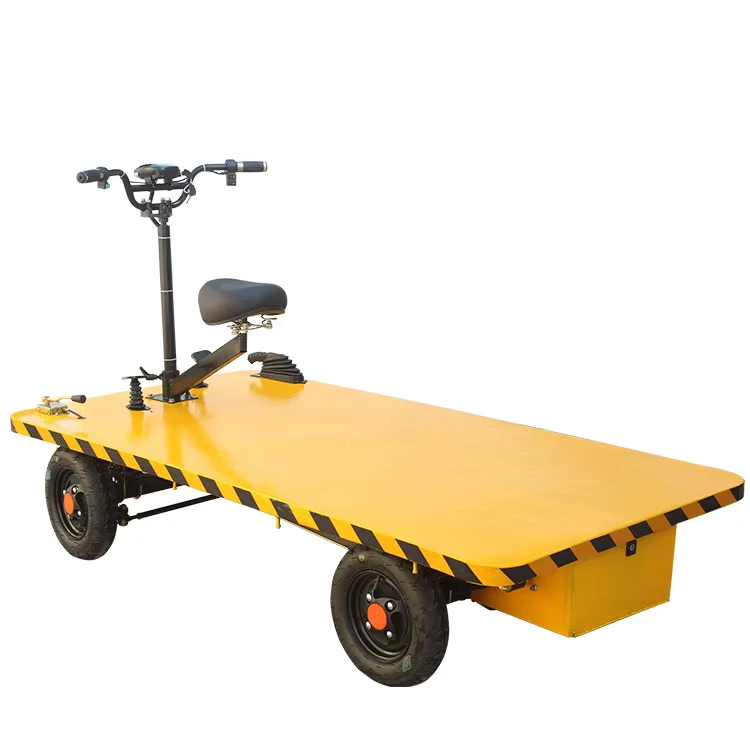1000kg Loading Platform Hand Cart Beach Trolley Garden Warehouse Electric Trolley