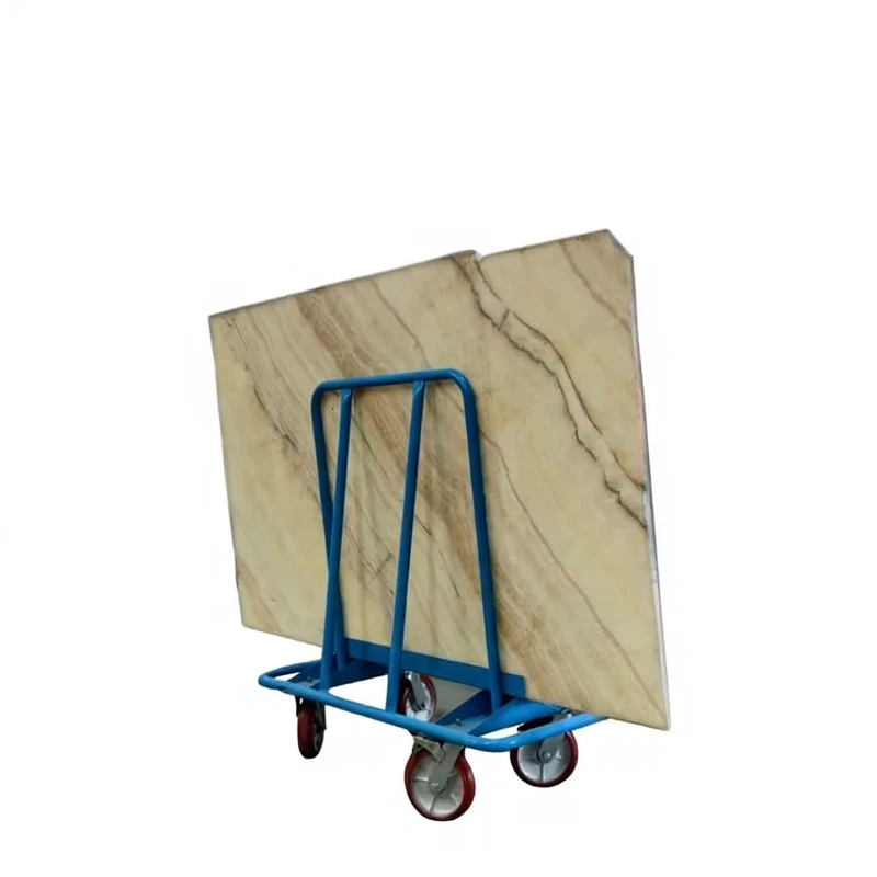 1000kg Slab Bundles Service Cart Customized Four-Whee Heavy Duty Moving Hand Truck Dolly