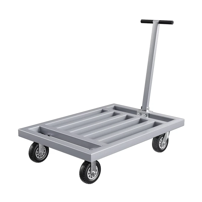 110*70cm Large sized square Tube Trolley with Large Cargo Capacity Convenient and Labor saving Transportation Tool