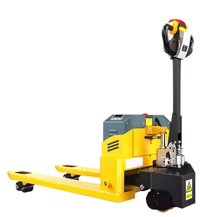 1500 kg Loading Electric Pallet Truck with Electronic Scale Wireless Display Screen