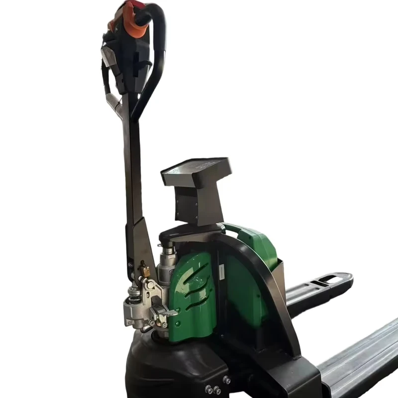 1500KG Electronic Scale Trolley Pallet Truck Trolley Long Fork Hand Pallet Truck Small 1500kg Electric Pallet Truck