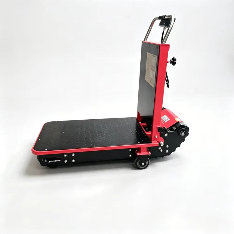 150kg Compact Electric Stair Climbing Trolley 1000W Portable Powered Hand Truck for Warehouse Shopping Tools Delivery