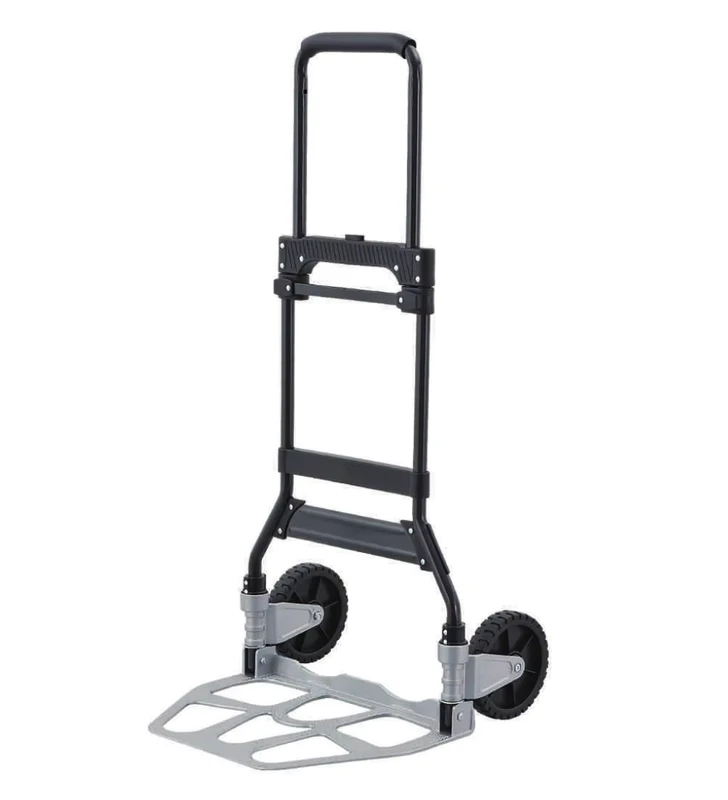 150kgs Large Load Bearing Factory Steel Custom Trolley Alum Plate Hand Cart for Home Factory