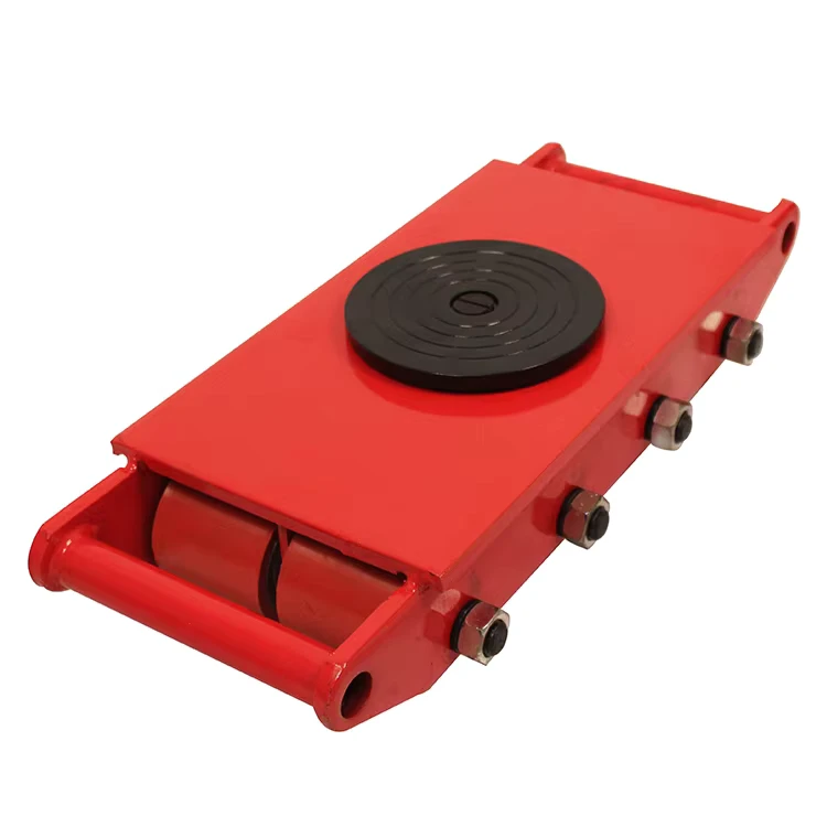 18 Tons Moving Skates Small Cargo Carrying Tanks Transport Trolley Cargo Trolley Industrial Machinery Mover