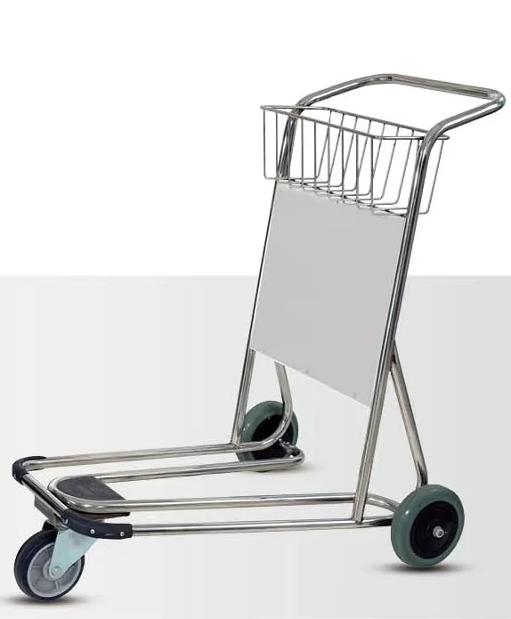 180kg Aviation Passenger Baggage Suitcase Handcart Wheelbarrow Airport Luggage Trolley