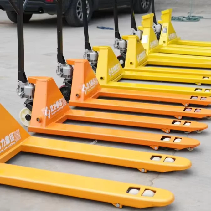 1T 2T 3T Manual Pallet Truck Easy to Operate Pallet Truck Carrier with Warehouse Material Handling CE Certification