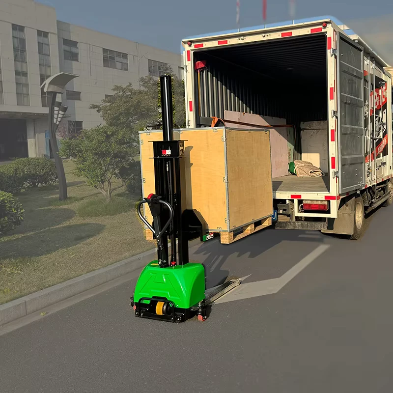 1ton 1.3ton Full Electric Self loading Unloading Forklift