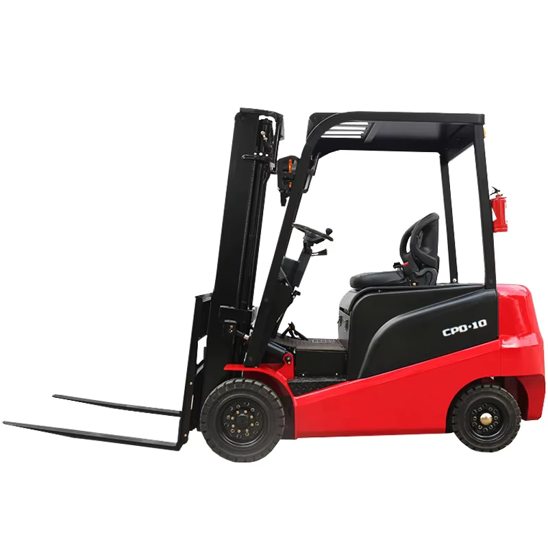 1ton 2ton 3ton Type Solid Tire Ride on Lithium Battery Electric Forklift Truck for Material Handling