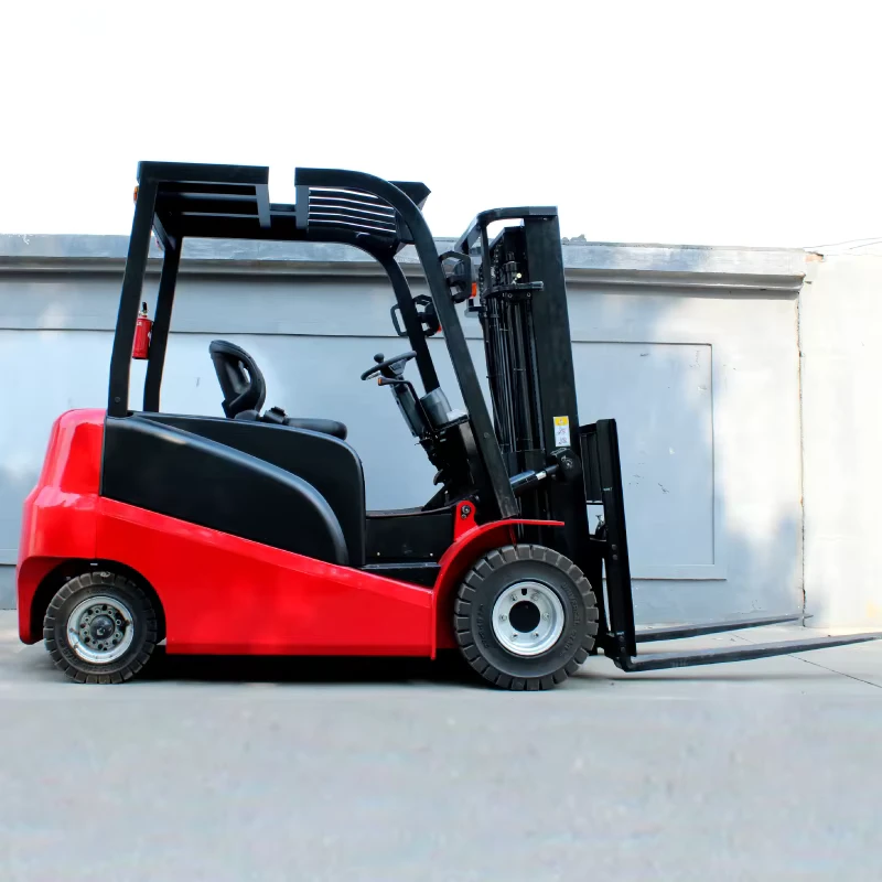 1ton 2ton 3ton Type Solid Tire Ride on Lithium Battery Electric Forklift Truck for Narrow Aisle