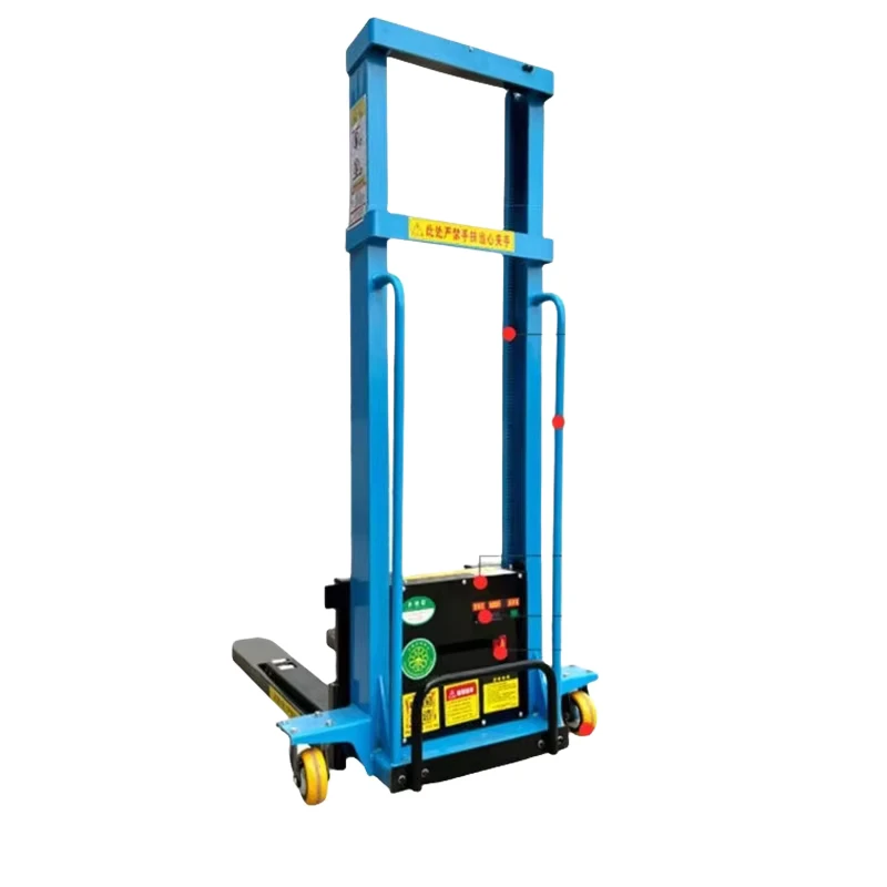 1ton 2ton Manual Hydraulic Stacker 1.6m 3m C Type Steel Forklift Strong Hand Forklift