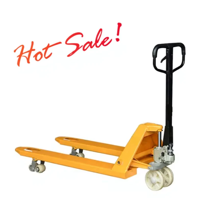 2 Ton 2000kg Mini Trolley Manual Hand Pallet Truck Heavy Duty Warehouse Forklifts