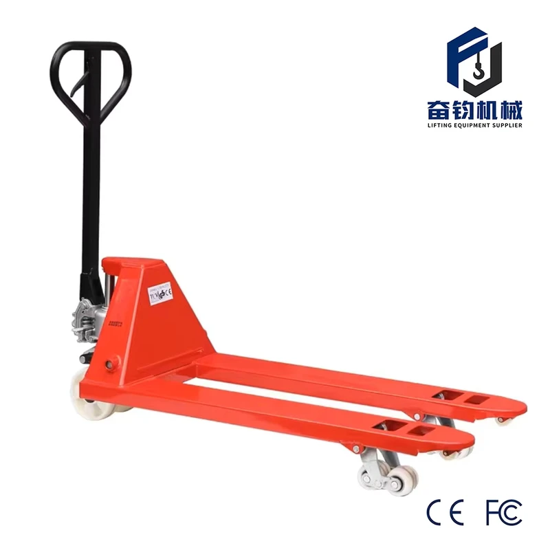 2-Ton/3-Ton/5-Ton Hydraulic Manual Pallet Truck 1-Year Warranty Multi-Terrain Forklift Alternative for Warehouses