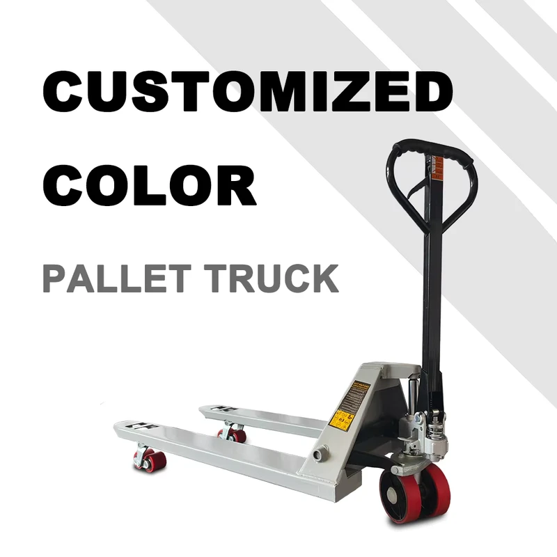 2 Ton 3 Ton 5 Ton Hydraulic Spare Parts Hand Pallet Truck with PU Wheels Manual Forklift Factory