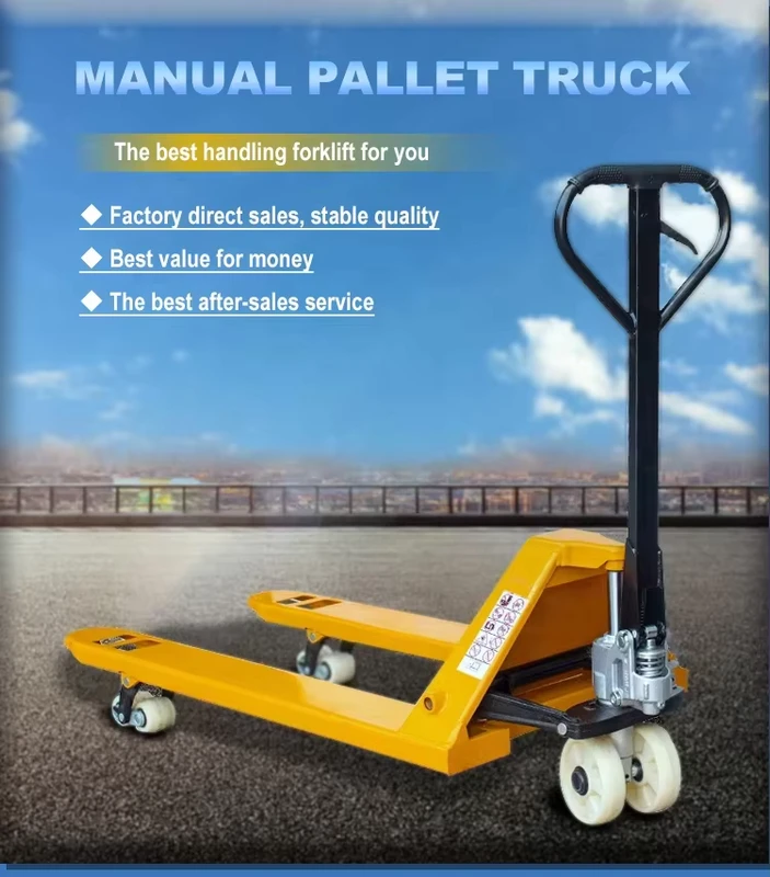 2 Ton 3 Ton 5 Ton Manual Hydraulic Hand Pallet Jack Heavy Duty Pallet Truck for Warehouse Material Handling