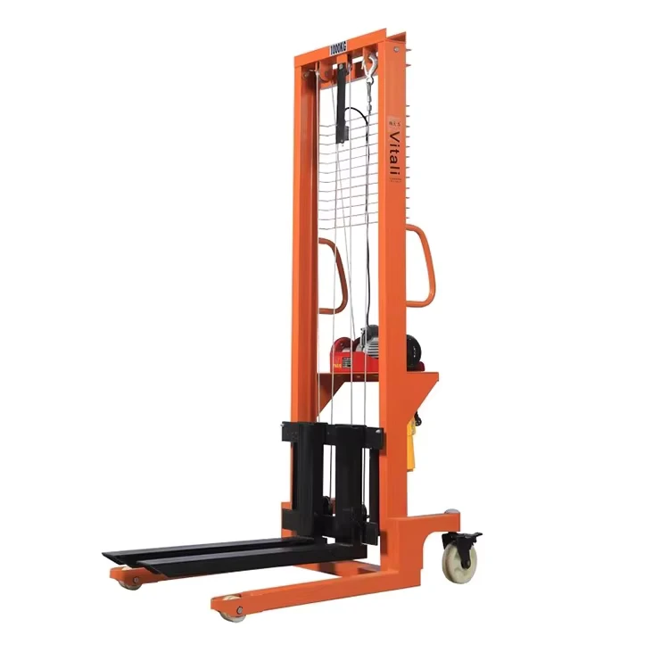 2 Ton 3Ton Electric Pallet Stacker Forklift for Warehouse Material Handling