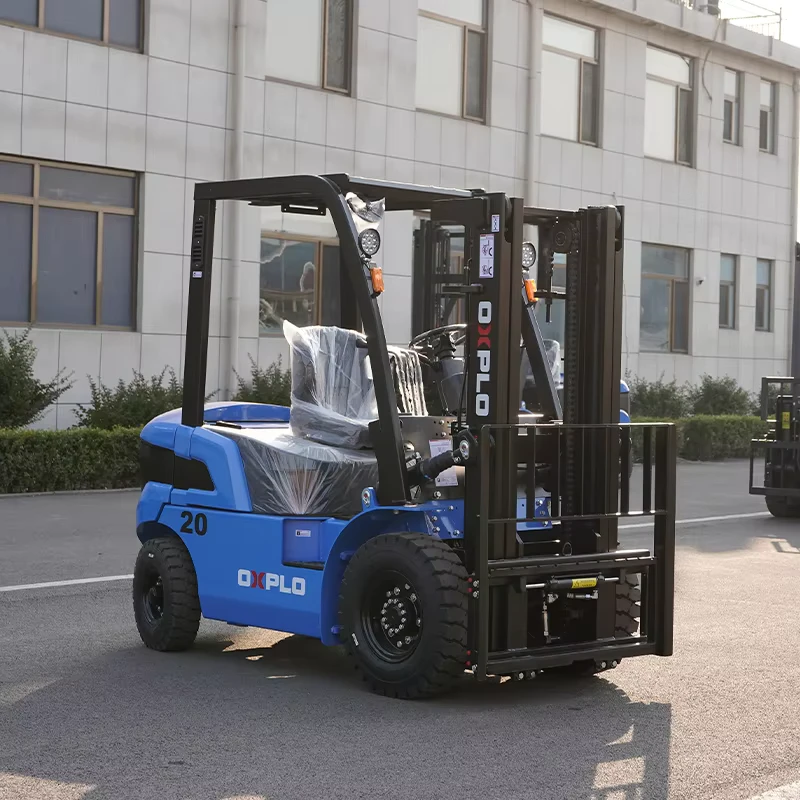 2 Ton Diesel Forklift 3 Meters Lifting 2 Stage Free Lift Mast Low Operating Cost for Manufacturing Plant